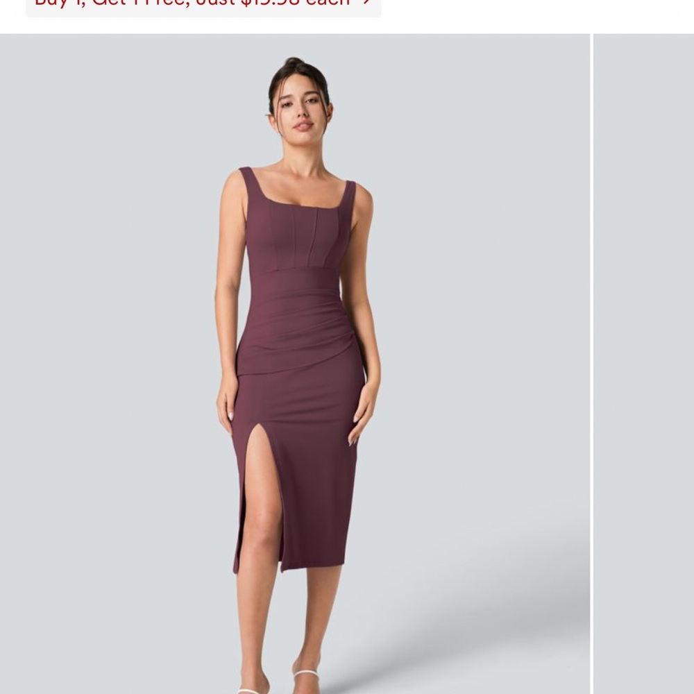 HALARA Softlyzero Midi Dress